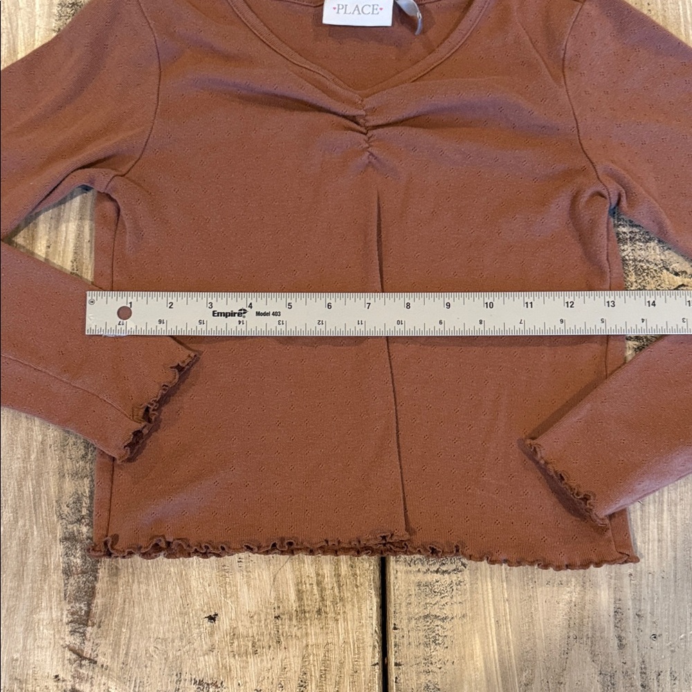 Place Rust Long Sleeve Top - Picture 6 of 10
